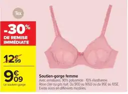 Carrefour Tex Soutien-gorge femme offre