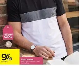 Carrefour Tex t-shirt homme offre