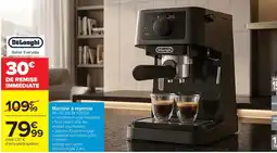 Carrefour DeLonghi Machine à expresso offre