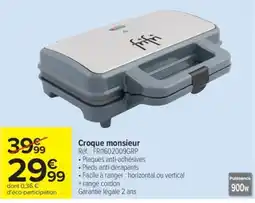 Carrefour frifi Croque monsieur offre