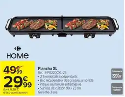 Carrefour HOME Plancha XL offre