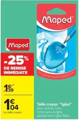 Carrefour Maped Taille crayon offre