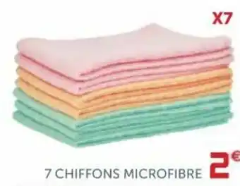 Gifi 7 Chiffons microfibre offre