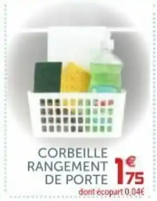 Gifi Corbeille rangement de porte offre
