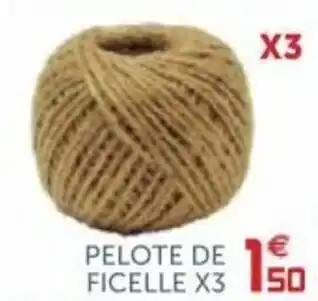 Pelotte de ficelle X3