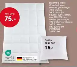 Möbel Martin Ensemble literie offre