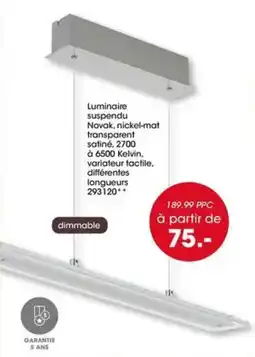 Möbel Martin Luminaire suspendu Novak offre