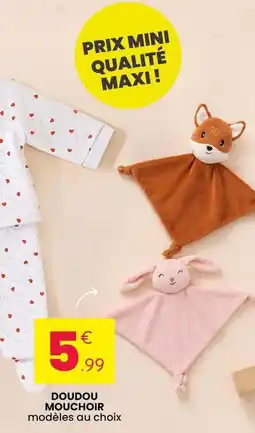 Stokomani Prix mini - doudou mouchoir offre