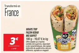 Netto Mix buffet wraps trip façon kebab offre