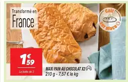 Netto Maxi pain au chocolat x2 offre