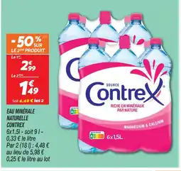 Netto Contrex eau minérale naturelle offre