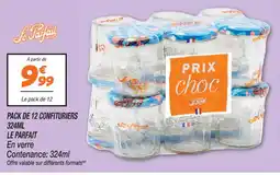 Netto Le parfait pack de 12 confituriers 324ml offre
