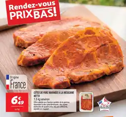 Netto Netto côtes de porc marinées à la mexicaine offre
