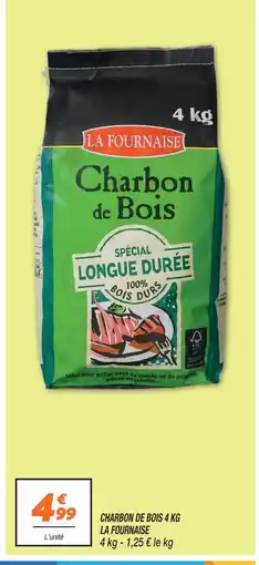 Netto La fournaise charbon de bois 4 kg offre