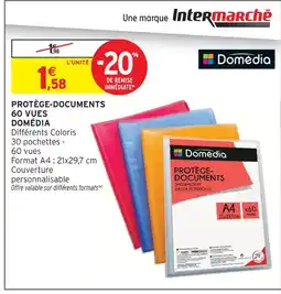 Intermarché Domédia protège-documents 60 vues offre