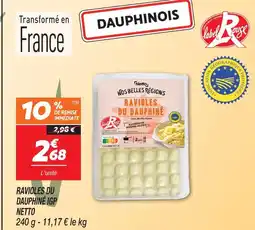 Netto Netto ravioles du dauphiné igp offre