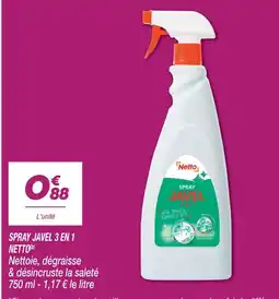 Netto Netto spray javel 3 en 1(b) offre