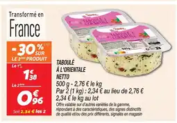 Netto Netto taboulé à l'orientale offre