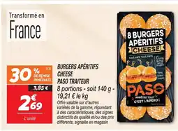 Netto Paso traiteur burgers apéritifs cheese offre