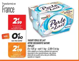 Netto Yoplait perle de lait nature offre