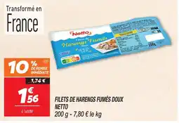 Netto Netto filets de harengs fumés doux offre