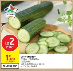 Intermarché Concombre offre