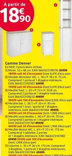 Mr Bricolage Gamme offre
