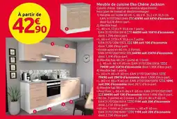 Mr Bricolage Meuble de cuisine eiko chêne jackson offre