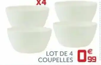 Gifi Lot de 4 coupelles offre