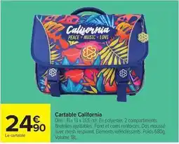 Carrefour Dim - cartable california offre