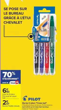 Carrefour Pilot - eau de 4 rollers frisson ball offre