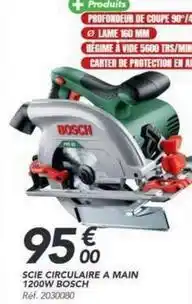 Les Briconautes Bosch - scie circulaire a main 1200w offre