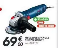 Les Briconautes Bosch - meuleuse d'angle gws700 offre