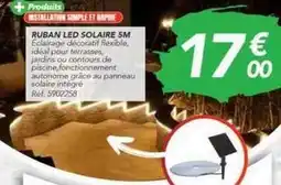 Les Briconautes Ruban led solaire 5m offre