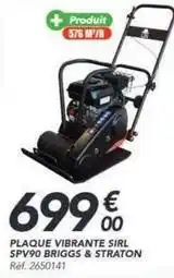 Les Briconautes Plaque vibrante sirl spv90 briggs & straton offre