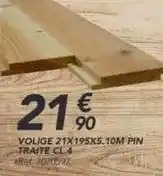 Les Briconautes Valige 21x195x5.10m pin traite offre