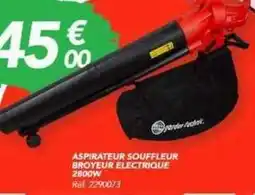 Les Briconautes Aspirateur souffleur broyeur electrique 2800w offre