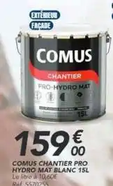Les Briconautes Comus - chantier pro hydro mat blanc offre