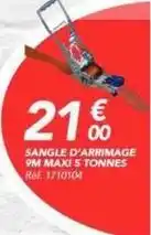 Les Briconautes Sangle d'arrimage 9m maxi 5 tonnes offre