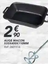 Les Briconautes Auge macon 535x400x110mm offre