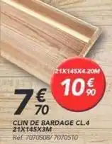 Les Briconautes Clin de bardage cl.4 offre