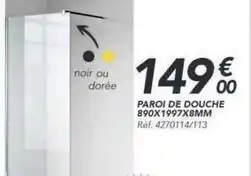 Les Briconautes Paroi de douche offre