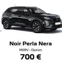 Peugeot Noir perla nera offre