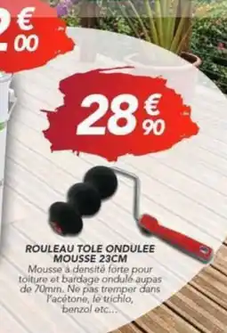 Les Briconautes Rouleau tole ondulee mousse offre