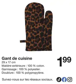 Zeeman Gant de cuisine offre