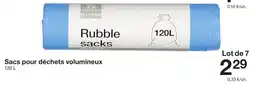 Zeeman ZEEMAN Rubble sacks offre