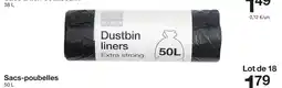 Zeeman Dustbin liners offre