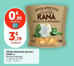 Utile RANA Pâtes fraîches ravioli offre