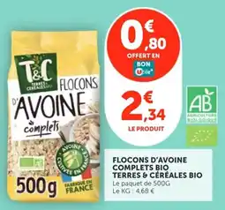 Utile T&C Flocons d'avoine complets offre