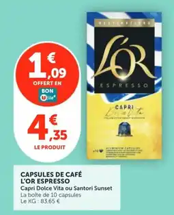 Utile L'OR ESPRESSO offre